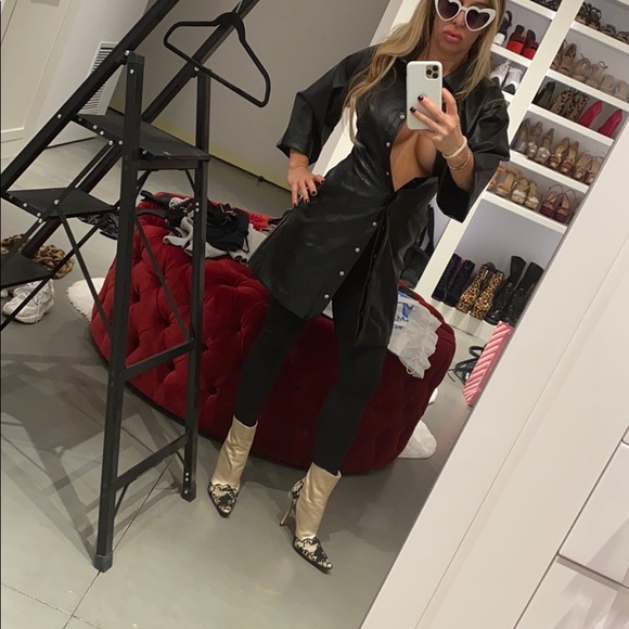 Jimmy Choo vintage nude satin black lace boots - Picture 11 of 12